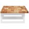 vidaXL Basin Shelf Wall Mounted Steel and Solid Wood Acacia