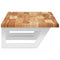 vidaXL Basin Shelf Wall Mounted Steel and Solid Wood Acacia
