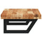 vidaXL Basin Shelf Wall Mounted Steel and Solid Wood Acacia
