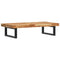 vidaXL Basin Shelf Wall Mounted Steel and Solid Wood Acacia