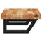 vidaXL Basin Shelf Wall Mounted Steel and Solid Wood Acacia