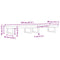vidaXL Basin Shelf Wall Mounted Steel and Solid Wood Acacia