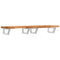 vidaXL Basin Shelf Wall Mounted Steel and Solid Wood Acacia