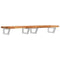 vidaXL Basin Shelf Wall Mounted Steel and Solid Wood Acacia