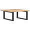 vidaXL Basin Shelf Wall Mounted Steel and Solid Wood Acacia