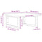 vidaXL Basin Shelf Wall Mounted Steel and Solid Wood Acacia