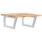 vidaXL Basin Shelf Wall Mounted Steel and Solid Wood Acacia