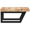 vidaXL Basin Shelf Wall Mounted Steel and Solid Wood Acacia