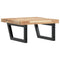 vidaXL Basin Shelf Wall Mounted Steel and Solid Wood Acacia