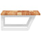 vidaXL Basin Shelf Wall Mounted Steel and Solid Wood Acacia