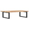vidaXL Basin Shelf Wall Mounted Steel and Solid Wood Acacia