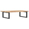 vidaXL Basin Shelf Wall Mounted Steel and Solid Wood Acacia