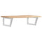 vidaXL Basin Shelf Wall Mounted Steel and Solid Wood Acacia