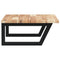 vidaXL Basin Shelf Wall Mounted Steel and Solid Wood Acacia