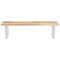 vidaXL Basin Shelf Wall Mounted Steel and Solid Wood Acacia