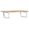 vidaXL Basin Shelf Wall Mounted Steel and Solid Wood Acacia
