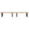 vidaXL Basin Shelf Wall Mounted Steel and Solid Wood Acacia