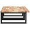 vidaXL Basin Shelf Wall Mounted Steel and Solid Wood Acacia