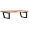 vidaXL Basin Shelf Wall Mounted Steel and Solid Wood Acacia