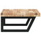 vidaXL Basin Shelf Wall Mounted Steel and Solid Wood Acacia