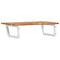 vidaXL Basin Shelf Wall Mounted Steel and Solid Wood Acacia