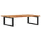 vidaXL Basin Shelf Wall Mounted Steel and Solid Wood Acacia