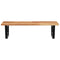 vidaXL Basin Shelf Wall Mounted Steel and Solid Wood Acacia
