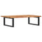 vidaXL Basin Shelf Wall Mounted Steel and Solid Wood Acacia