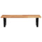 vidaXL Basin Shelf Wall Mounted Steel and Solid Wood Acacia