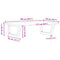 vidaXL Basin Shelf Wall Mounted Steel and Solid Wood Acacia