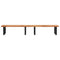 vidaXL Basin Shelf Wall Mounted Steel and Solid Wood Acacia