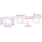 vidaXL Basin Shelf Wall Mounted Steel and Solid Wood Acacia