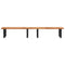 vidaXL Basin Shelf Wall Mounted Steel and Solid Wood Acacia