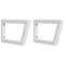 vidaXL Basin Shelf Wall Mounted Steel and Solid Wood Acacia
