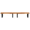 vidaXL Basin Shelf Wall Mounted Steel and Solid Wood Acacia