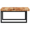 vidaXL Basin Shelf Wall Mounted Steel and Solid Wood Acacia