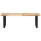 vidaXL Basin Shelf Wall Mounted Steel and Solid Wood Acacia