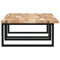 vidaXL Basin Shelf Wall Mounted Steel and Solid Wood Acacia