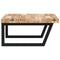 vidaXL Basin Shelf Wall Mounted Steel and Solid Wood Acacia