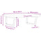 vidaXL Basin Shelf Wall Mounted Steel and Solid Wood Acacia