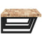 vidaXL Basin Shelf Wall Mounted Steel and Solid Wood Acacia