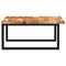 vidaXL Basin Shelf Wall Mounted Steel and Solid Wood Acacia