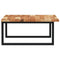 vidaXL Basin Shelf Wall Mounted Steel and Solid Wood Acacia