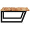 vidaXL Basin Shelf Wall Mounted Steel and Solid Wood Acacia
