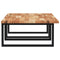 vidaXL Basin Shelf Wall Mounted Steel and Solid Wood Acacia