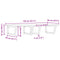 vidaXL Basin Shelf Wall Mounted Steel and Solid Wood Acacia