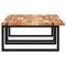 vidaXL Basin Shelf Wall Mounted Steel and Solid Wood Acacia