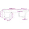 vidaXL Basin Shelf Wall Mounted Steel and Solid Wood Acacia