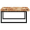 vidaXL Basin Shelf Wall Mounted Steel and Solid Wood Acacia