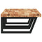 vidaXL Basin Shelf Wall Mounted Steel and Solid Wood Acacia